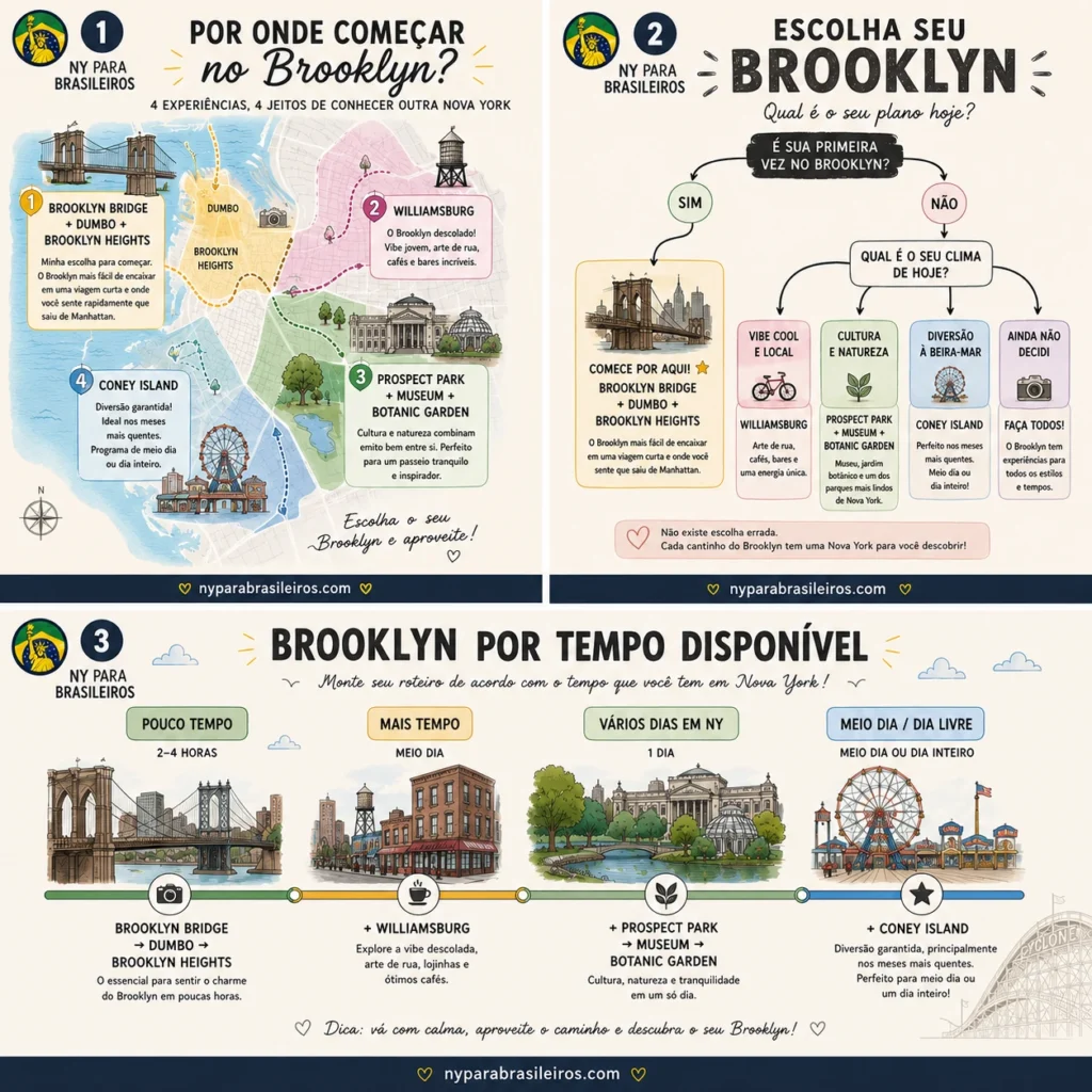 o que fazer no brooklyn nova york mapa